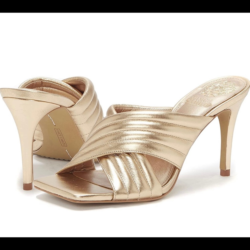 Vince Camuto Sarendie Quilted Dress Sandal - 9